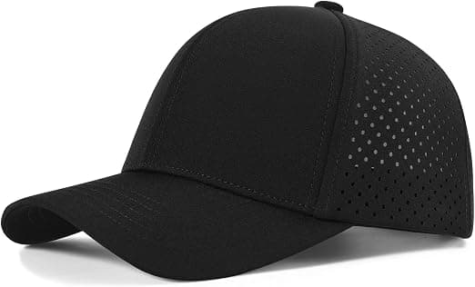 Embroidered caps on the production line during a bulk run