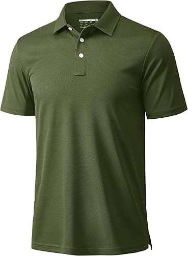 Custom polo shirt showing collar construction and chest embroidery