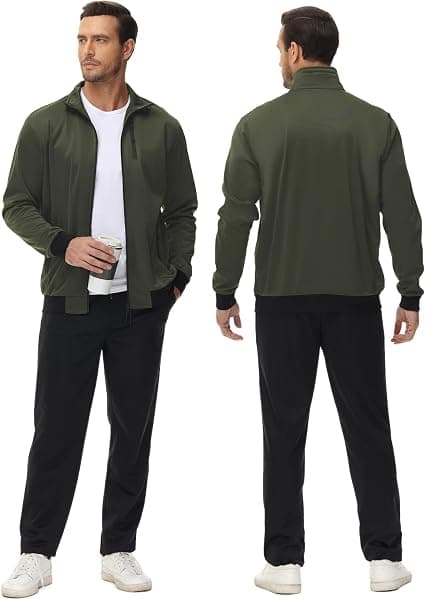 Matching branded tracksuit top and jogger in a retail colourway