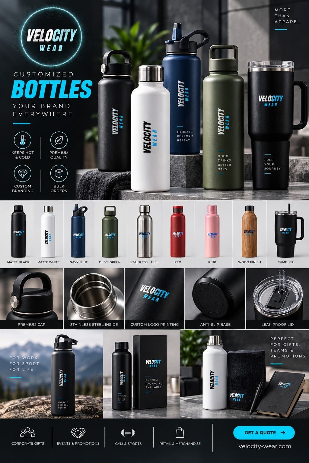 Custom Bottles — custom apparel example 1