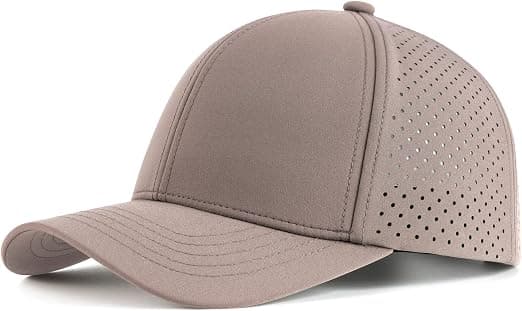 Adjustable snapback cap showing the rear closure strip