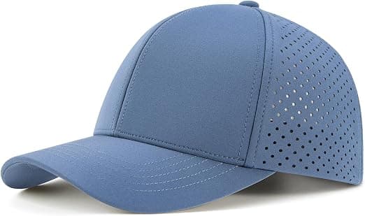 Sample custom cap with embroidered logo for band approval