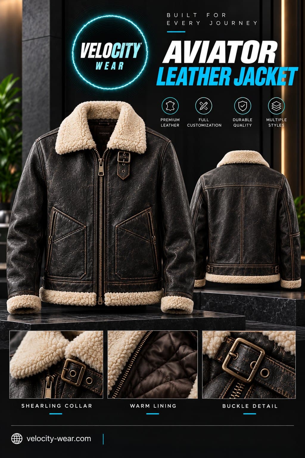Leather Jackets — custom apparel example 1