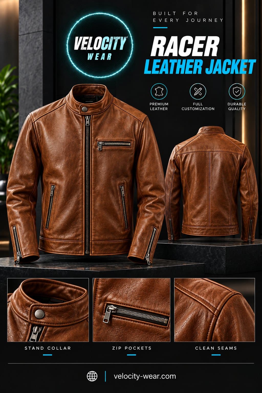 Leather Jackets — custom apparel example 3