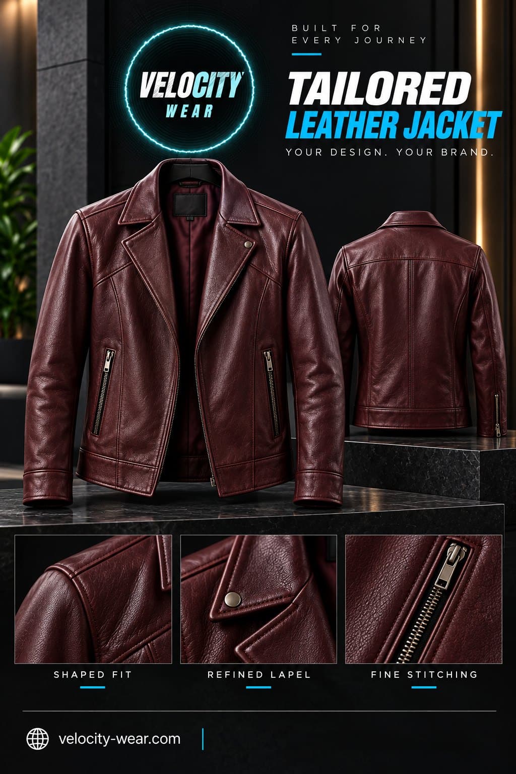 Leather Jackets — custom apparel example 4