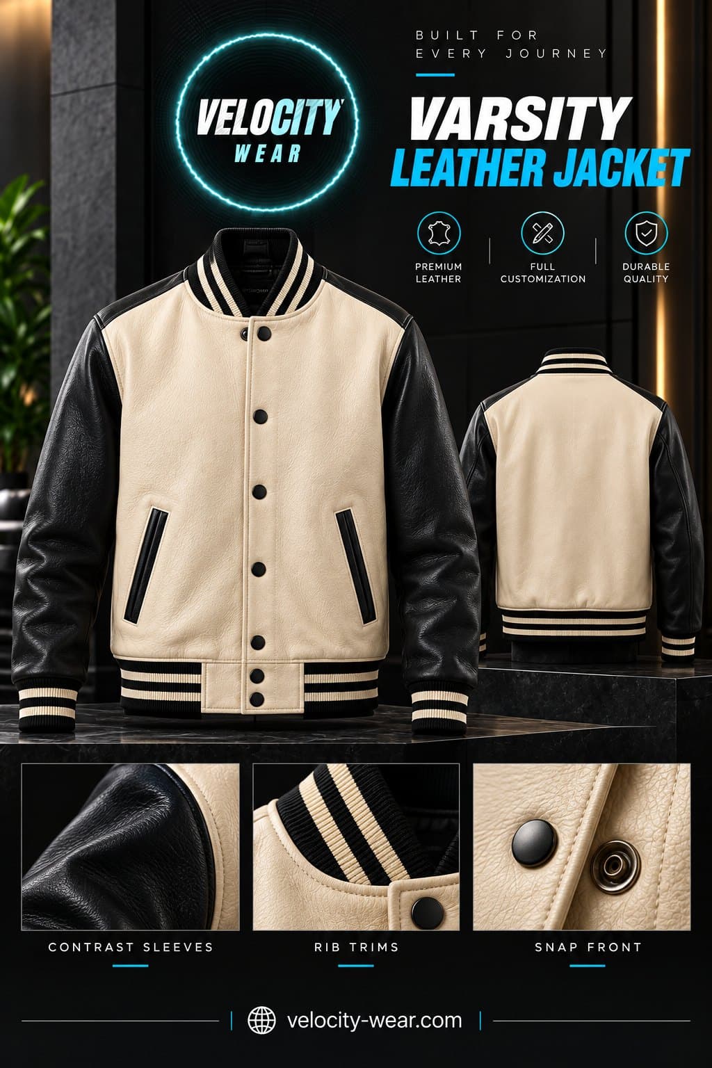 Leather Jackets — custom apparel example 5
