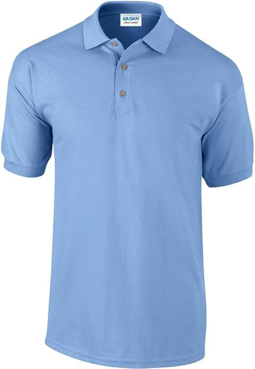 Matching branded polo shirts from a repeat corporate uniform run