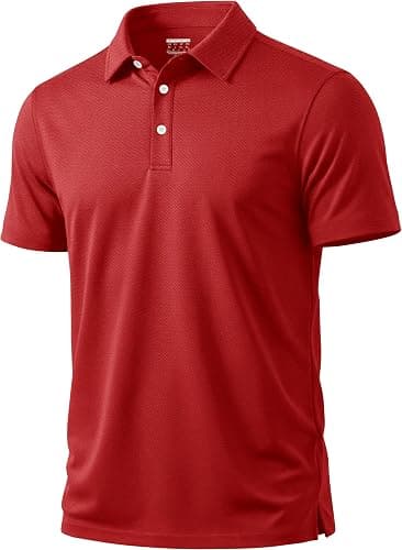 Stack of folded custom polo shirts in two colourways ready for dispatch