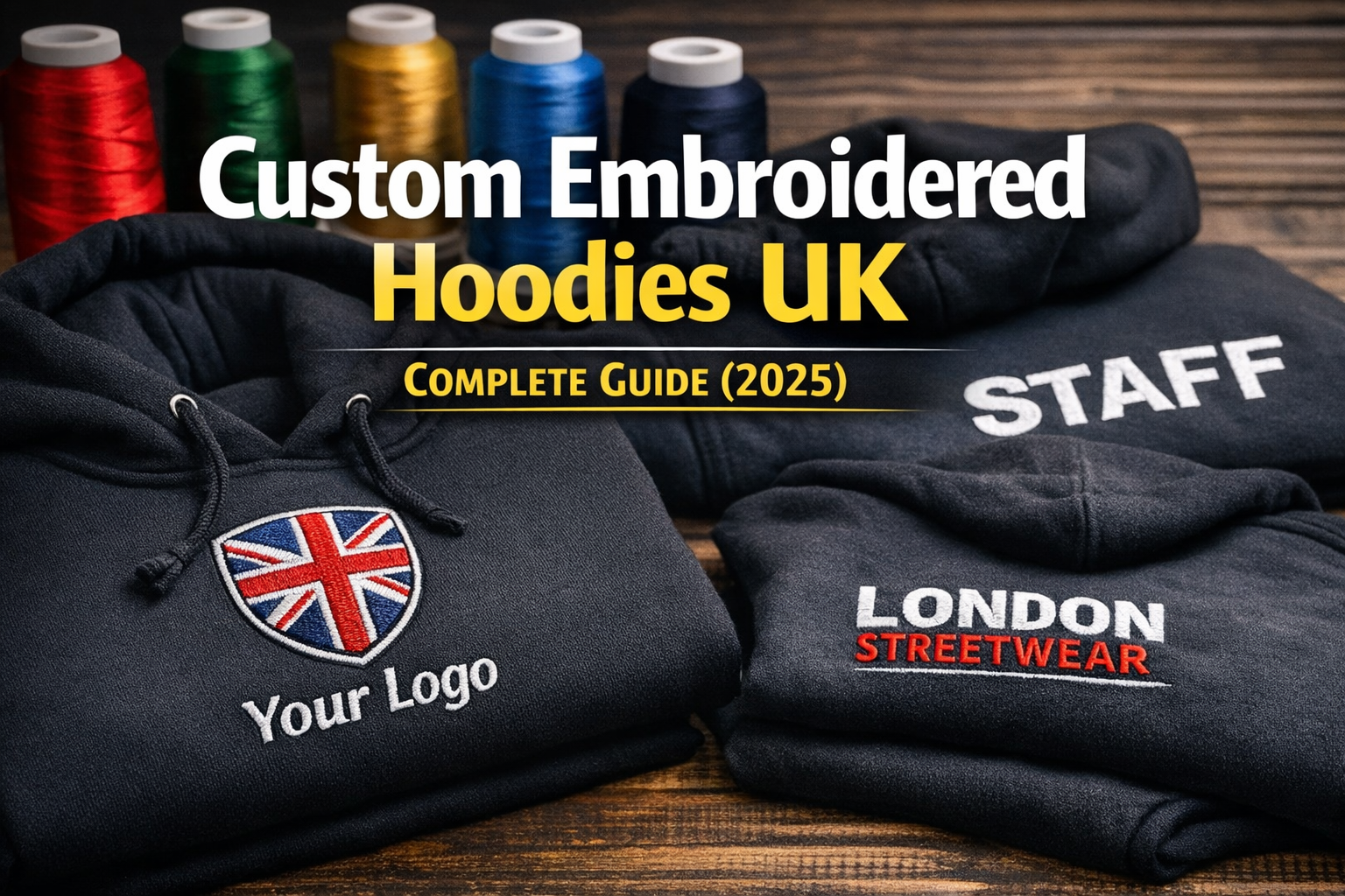 custom embroidered hoodies UK